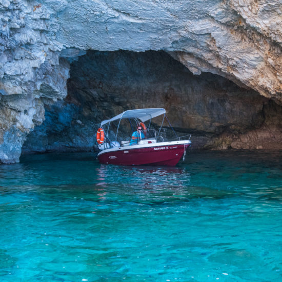 rent a boat with captain Zakynthos Island