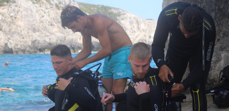 Immersioni subacquee grecia zante discover scuba diving